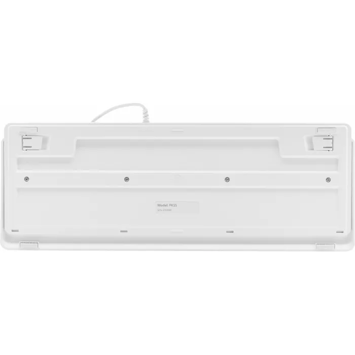 Клавиатура A4Tech FK15 белый USB (FK15 WHITE) кабель 1.5м