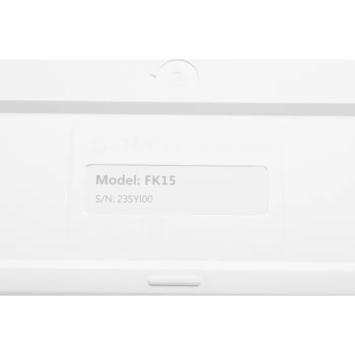 Клавиатура A4Tech FK15 белый USB (FK15 WHITE) кабель 1.5м