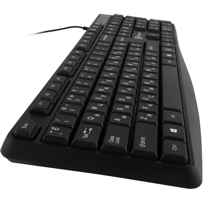 Клавиатура Оклик 145M черный USB (1659983) кабель 1.85м