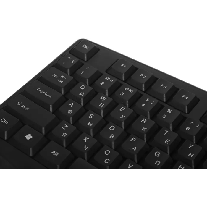 Клавиатура Оклик 105M черный USB (1678092) кабель 1.8м