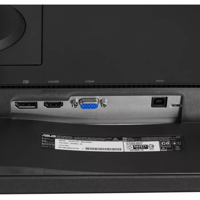Монитор Asus 23.8" Business BE24EQSK черный IPS LED 16:9 HDMI M/M Cam матовая HAS Piv 1000:1 300cd 178гр/178гр 1920x1080 75Hz VGA DP FHD USB 5.6кг