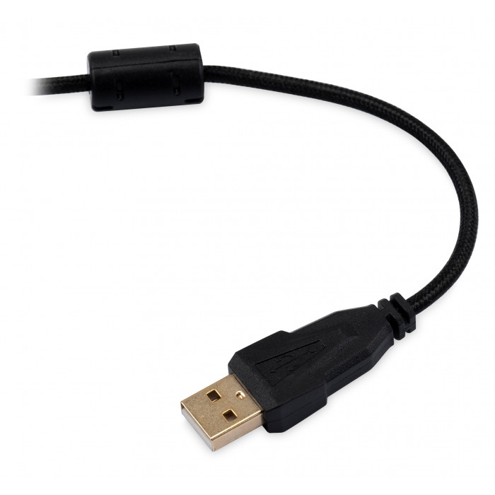 Клавиатура Оклик 709G черный USB for gamer LED (1788144) кабель 1.8м