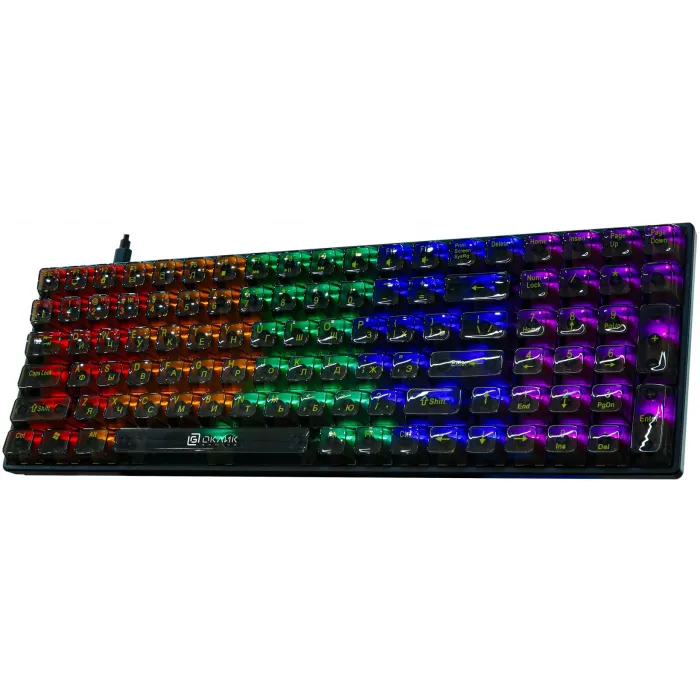 Клавиатура Оклик 915GK механическая черный USB for gamer (1790371) кабель 1.8м