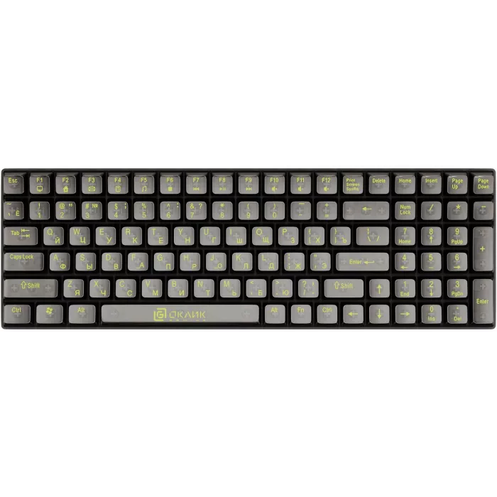Клавиатура Оклик 915GK механическая черный USB for gamer (1790371) кабель 1.8м