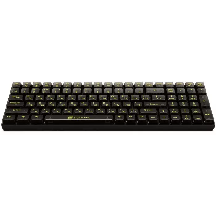 Клавиатура Оклик 915GK механическая черный USB for gamer (1790371) кабель 1.8м