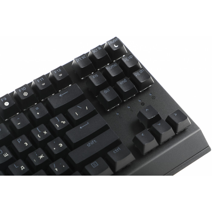 Клавиатура Razer BlackWidow V3 TKL механическая черный/черный USB Multimedia for gamer LED (RZ03-03490700-R3R1) кабель 1.8м