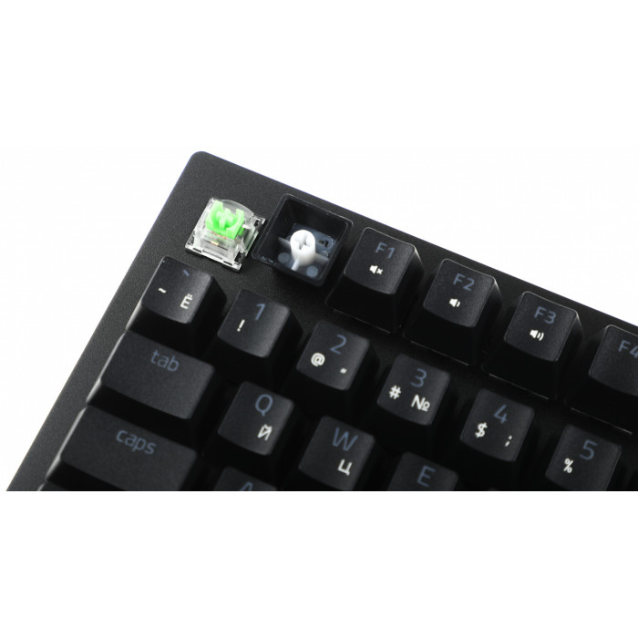 Клавиатура Razer BlackWidow V3 TKL механическая черный/черный USB Multimedia for gamer LED (RZ03-03490700-R3R1) кабель 1.8м