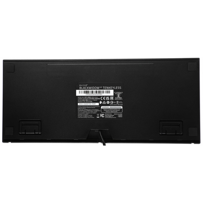 Клавиатура Razer BlackWidow V3 TKL механическая черный/черный USB Multimedia for gamer LED (RZ03-03490700-R3R1) кабель 1.8м