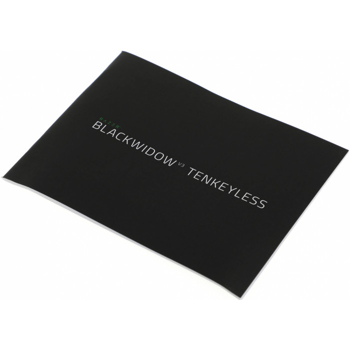 Клавиатура Razer BlackWidow V3 TKL механическая черный/черный USB Multimedia for gamer LED (RZ03-03490700-R3R1) кабель 1.8м