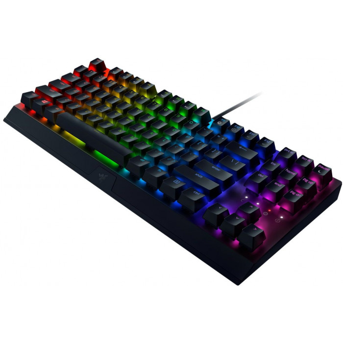 Клавиатура Razer BlackWidow V3 TKL механическая черный/черный USB Multimedia for gamer LED (RZ03-03490700-R3R1) кабель 1.8м