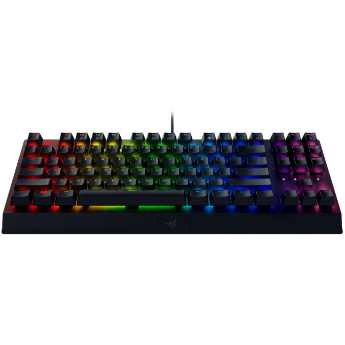 Клавиатура Razer BlackWidow V3 TKL механическая черный/черный USB Multimedia for gamer LED (RZ03-03490700-R3R1) кабель 1.8м