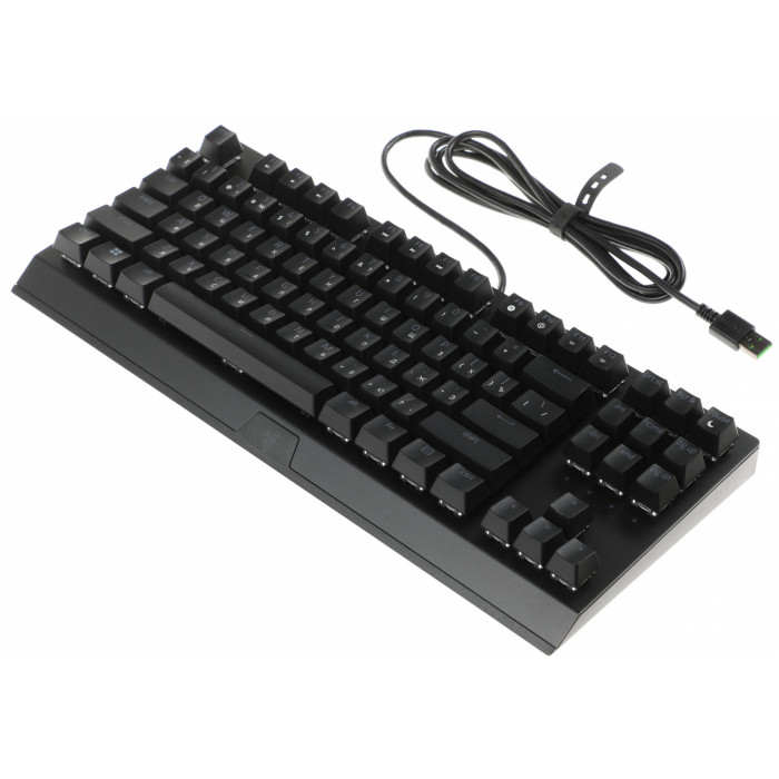 Клавиатура Razer BlackWidow V3 TKL механическая черный/черный USB Multimedia for gamer LED (RZ03-03490700-R3R1) кабель 1.8м