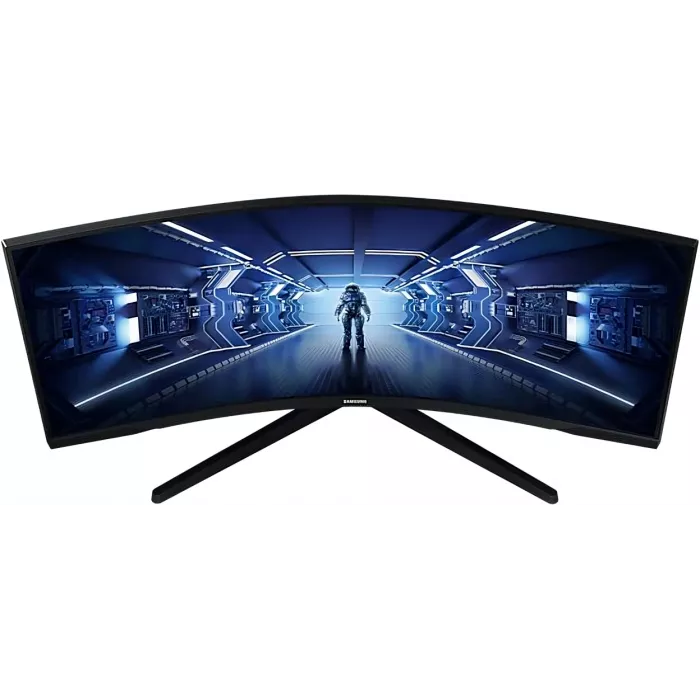 Монитор Samsung 34" Odyssey G5 C34G55TWWI черный VA LED 1ms 21:9 HDMI матовая 250cd 178гр/178гр 3440x1440 165Hz DP UW 5.6кг