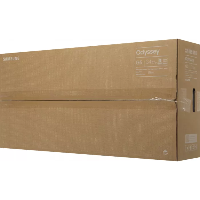 Монитор Samsung 34" Odyssey G5 C34G55TWWI черный VA LED 1ms 21:9 HDMI матовая 250cd 178гр/178гр 3440x1440 165Hz DP UW 5.6кг