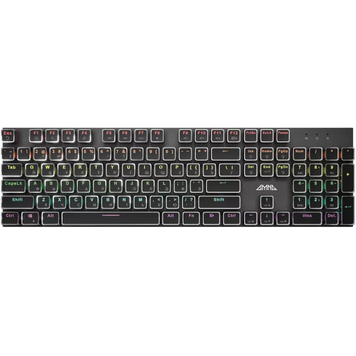 Клавиатура GMNG GG-KB815X механическая черный/серебристый USB Multimedia for gamer LED (1913914) кабель 1.8м