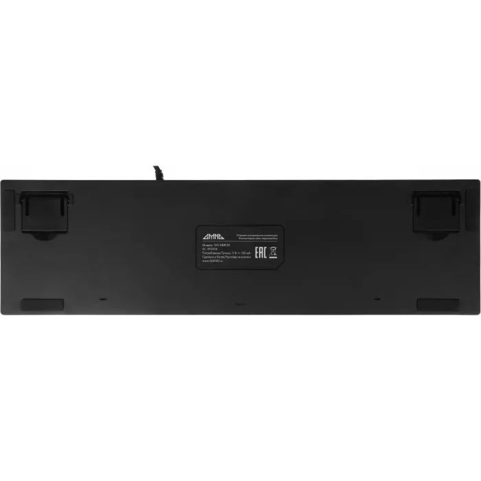 Клавиатура GMNG GG-KB815X механическая черный/серебристый USB Multimedia for gamer LED (1913914) кабель 1.8м