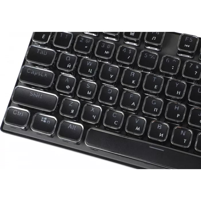 Клавиатура GMNG GG-KB815X механическая черный/серебристый USB Multimedia for gamer LED (1913914) кабель 1.8м
