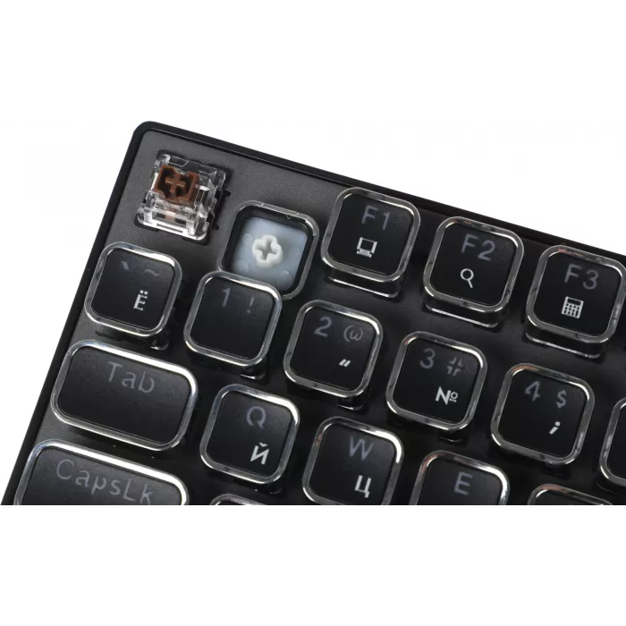 Клавиатура GMNG GG-KB815X механическая черный/серебристый USB Multimedia for gamer LED (1913914) кабель 1.8м