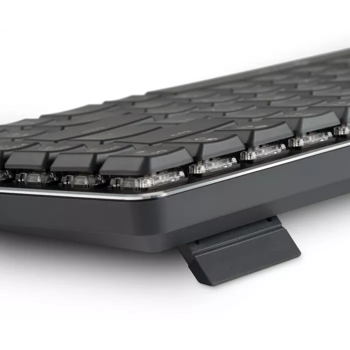 Клавиатура Оклик K615X механическая серый/серебристый USB slim Multimedia for gamer LED (1934413) кабель 1.5м