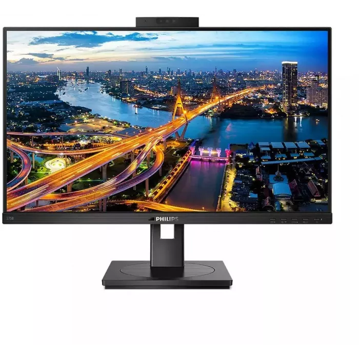 Монитор Philips 27" B Line 275B1H черный IPS LED 16:9 DVI HDMI M/M Cam матовая HAS Piv 350cd 178гр/178гр 2560x1440 75Hz DP Quad 2K (1440p) USB 6.42кг