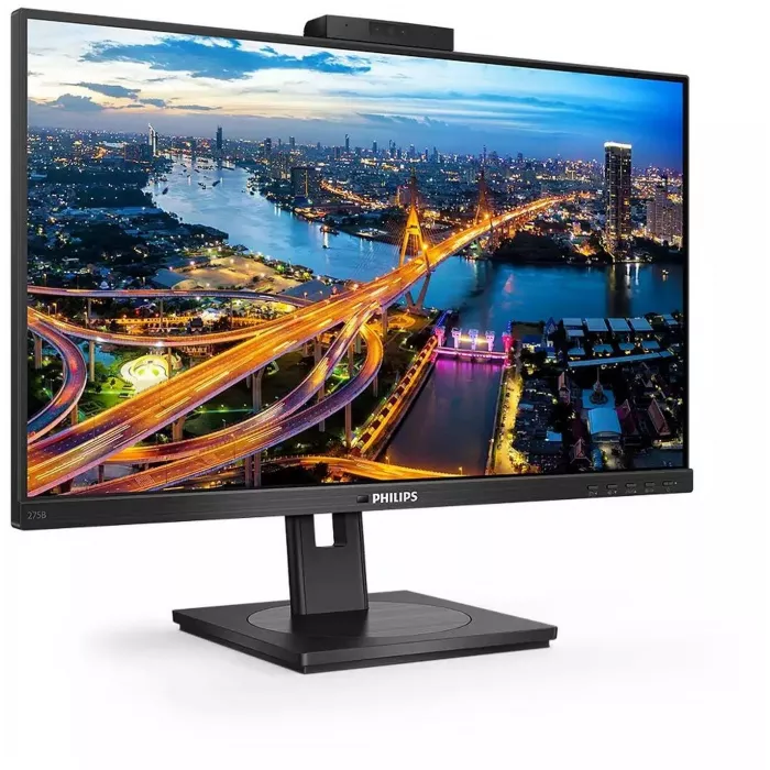 Монитор Philips 27" B Line 275B1H черный IPS LED 16:9 DVI HDMI M/M Cam матовая HAS Piv 350cd 178гр/178гр 2560x1440 75Hz DP Quad 2K (1440p) USB 6.42кг