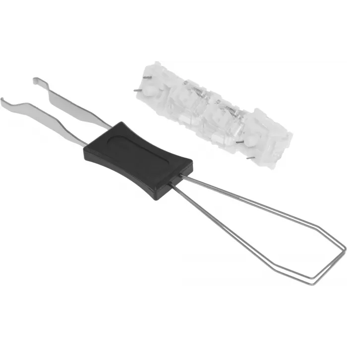 Клавиатура Redragon Veigar механическая белый/синий USB беспроводная BT/Radio for gamer LED (71476) кабель 1.5м