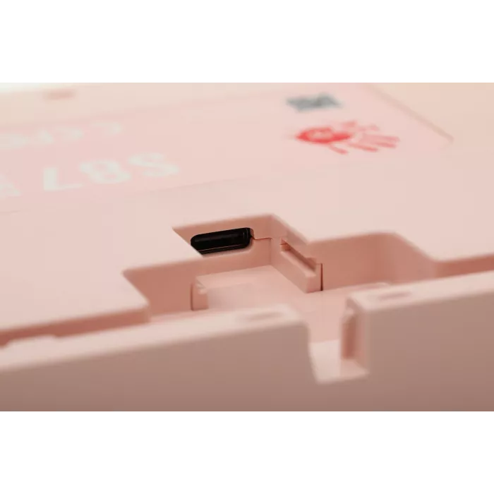 Клавиатура A4Tech S87 Energy механическая розовый USB for gamer LED (S87 USB ENERGY PINK) кабель 1.8м