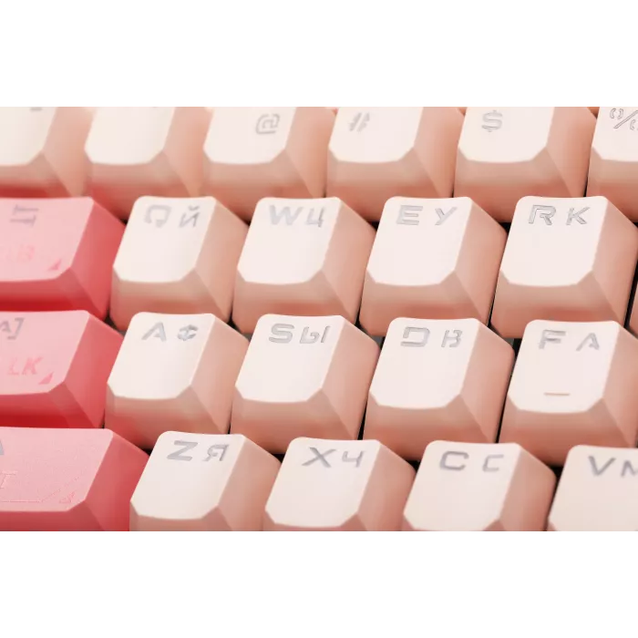 Клавиатура A4Tech S87 Energy механическая розовый USB for gamer LED (S87 USB ENERGY PINK) кабель 1.8м