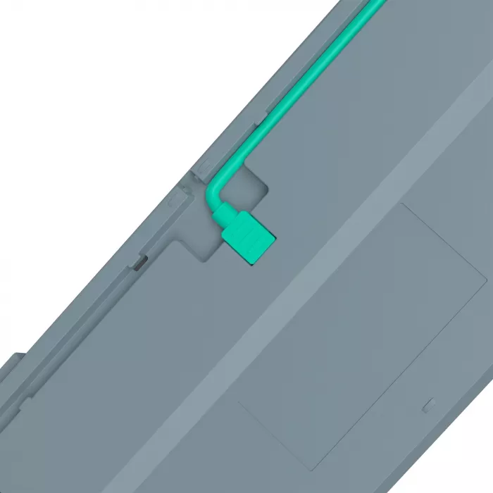 Клавиатура A4Tech S87 Energy механическая серый USB for gamer LED (S87 USB ENERGY ASH) кабель 1.8м