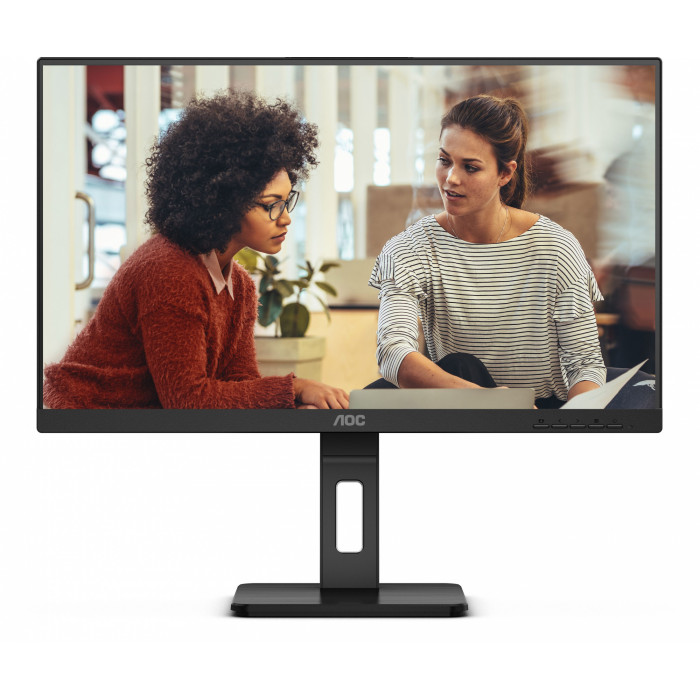 Монитор AOC 24" 24E3QAF черный IPS LED 16:9 HDMI M/M матовая HAS Piv 300cd 178гр/178гр 1920x1080 75Hz VGA DP FHD 4.45кг
