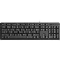 Клавиатура A4Tech KR-3 черный USB кабель 1.5м
