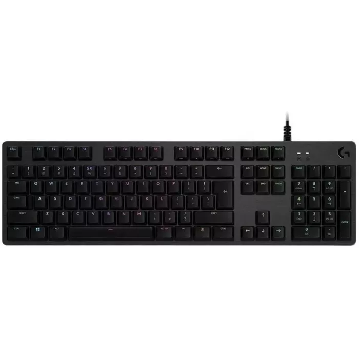 Клавиатура Logitech G512 Carbon Red Linear механическая черный USB Multimedia for gamer LED (920-009374)