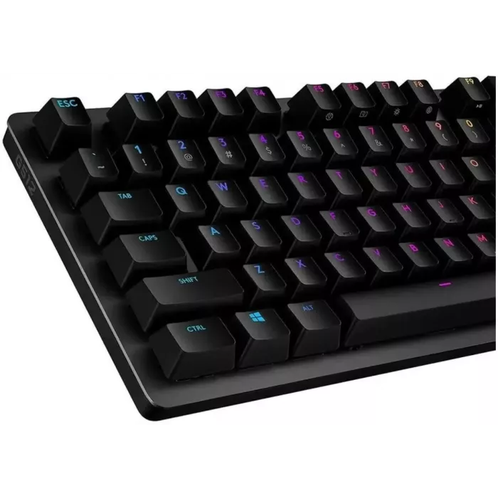 Клавиатура Logitech G512 Carbon Red Linear механическая черный USB Multimedia for gamer LED (920-009374)