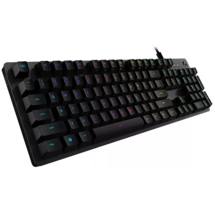 Клавиатура Logitech G512 Carbon Red Linear механическая черный USB Multimedia for gamer LED (920-009374)
