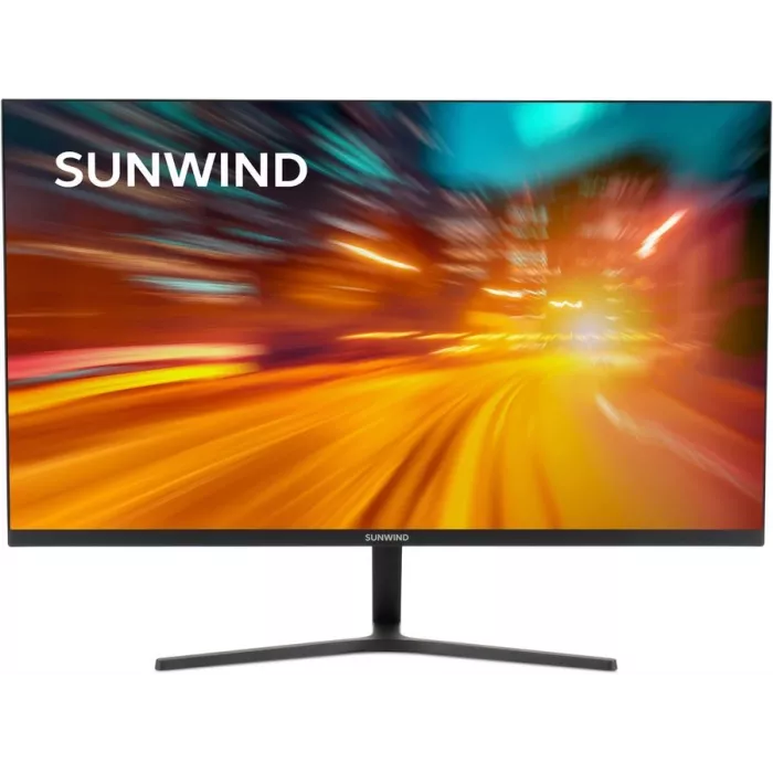 Монитор SunWind 23.8" SM-24FI401 черный IPS LED 1ms 16:9 HDMI матовая 250cd 178гр/178гр 1920x1080 180Hz G-Sync FreeSync DP FHD 2.79кг