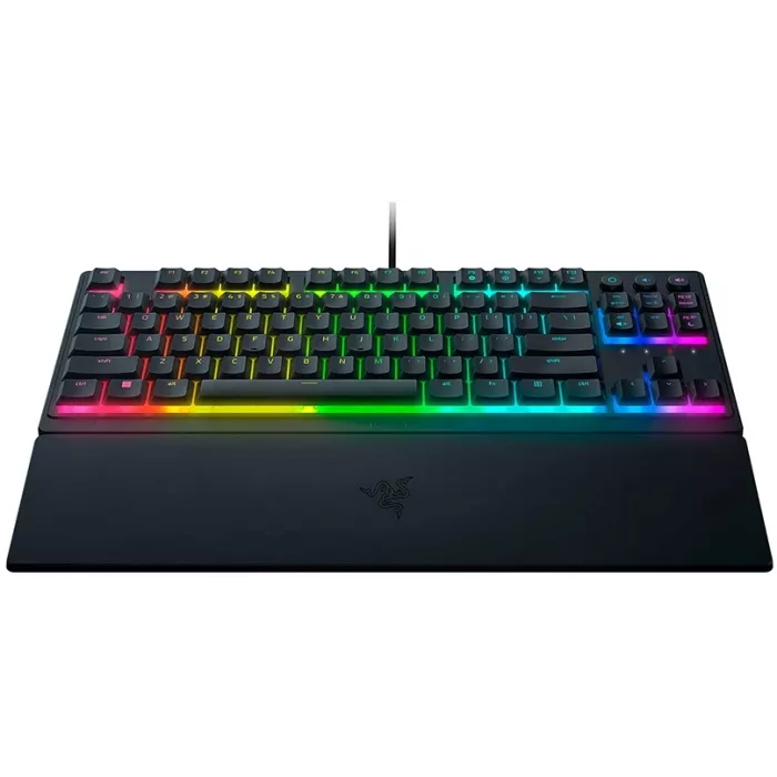 Клавиатура Razer Ornata V3 Tenkeyless механическая черный USB Multimedia for gamer LED (подставка для запястий) (RZ03-04881600-R3R1)