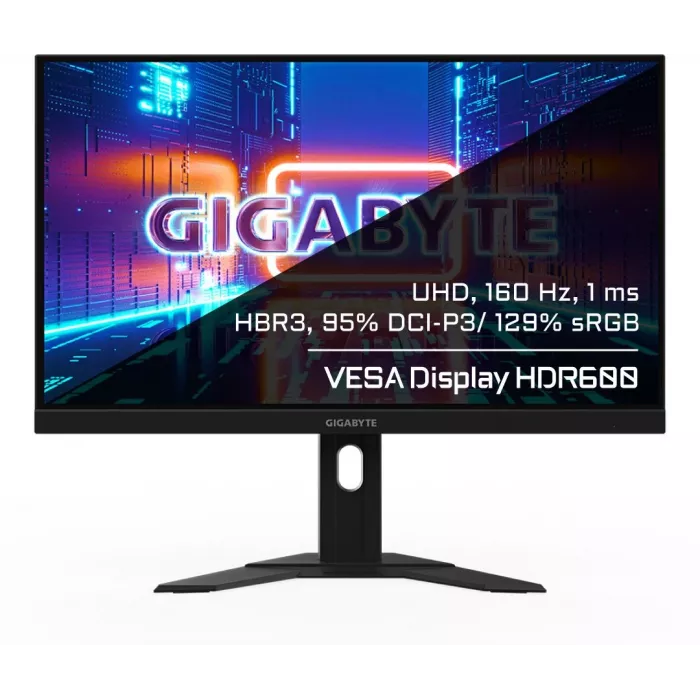 Монитор Gigabyte 27" M27U черный IPS LED 1ms 16:9 HDMI M/M матовая HAS 400cd 178гр/178гр 3840x2160 160Hz G-Sync FreeSync Premium Pro DP 4K USB 6.48кг