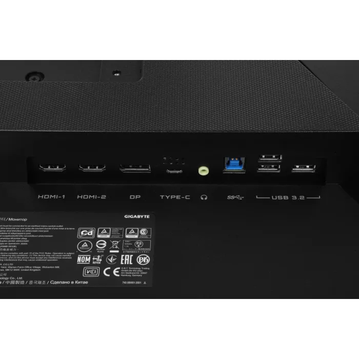 Монитор Gigabyte 27" M27U черный IPS LED 1ms 16:9 HDMI M/M матовая HAS 400cd 178гр/178гр 3840x2160 160Hz G-Sync FreeSync Premium Pro DP 4K USB 6.48кг