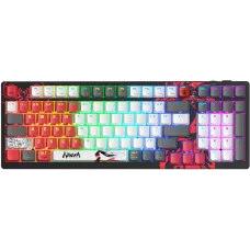 Клавиатура A4Tech WS98 Naraka механическая серый/красный USB беспроводная BT/Radio for gamer LED (WS98)