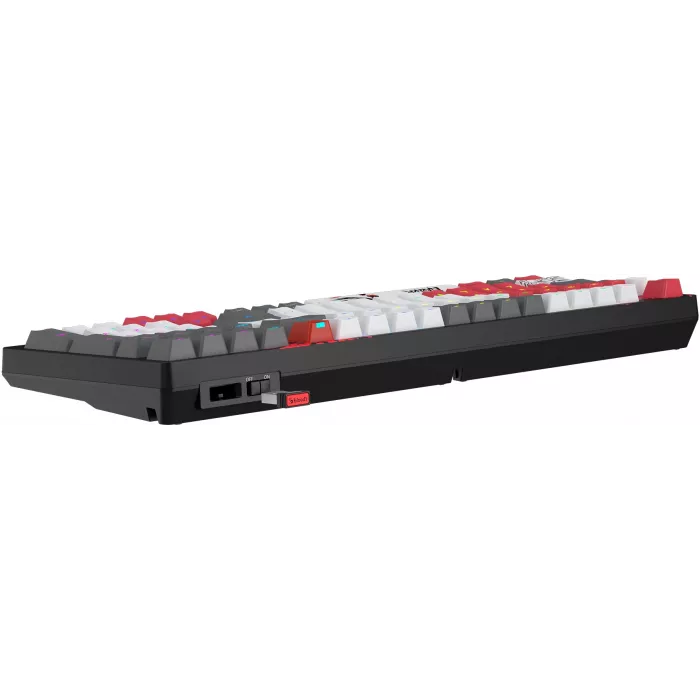 Клавиатура A4Tech WS98 Naraka механическая серый/красный USB беспроводная BT/Radio for gamer LED (WS98)