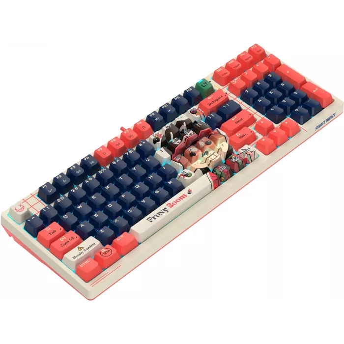 Клавиатура A4Tech AT98 Proxy Boom бежевый/красный USB for gamer LED (AT98) кабель 1.8м