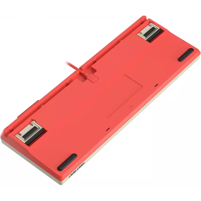 Клавиатура A4Tech AT87 Proxy Boom бежевый/красный USB for gamer LED (AT87) кабель 1.8м