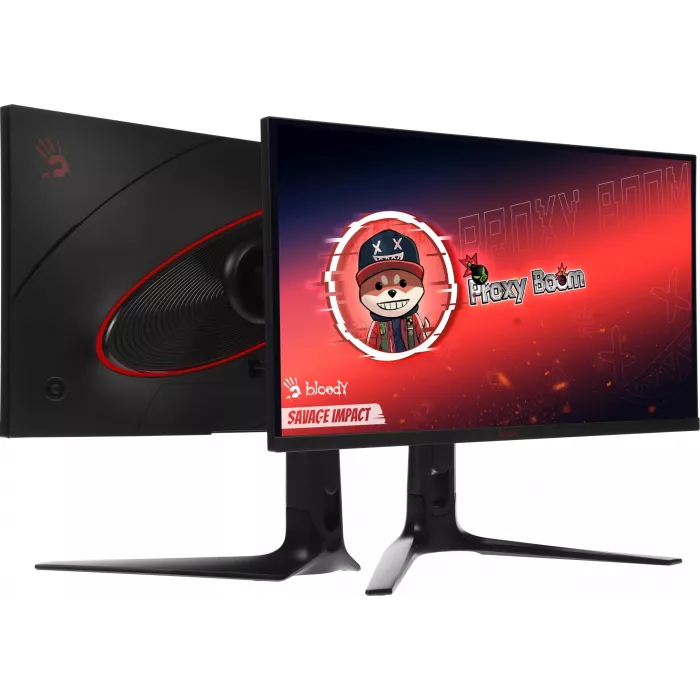 Монитор Bloody 27" MN272Q темно-серый IPS LED 1ms 16:9 HDMI M/M матовая HAS Piv 400cd 178гр/178гр 2560x1440 240Hz G-Sync FreeSync DP 2K 6.55кг