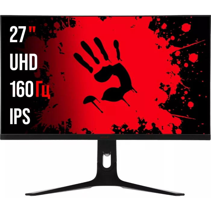 Монитор Bloody 27" MN272U черный IPS LED 1ms 16:9 HDMI M/M матовая HAS 400cd 178гр/178гр 3840x2160 160Hz G-Sync FreeSync DP 4K 6.5кг