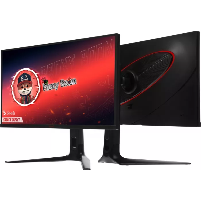 Монитор Bloody 27" MN272U черный IPS LED 1ms 16:9 HDMI M/M матовая HAS 400cd 178гр/178гр 3840x2160 160Hz G-Sync FreeSync DP 4K 6.5кг