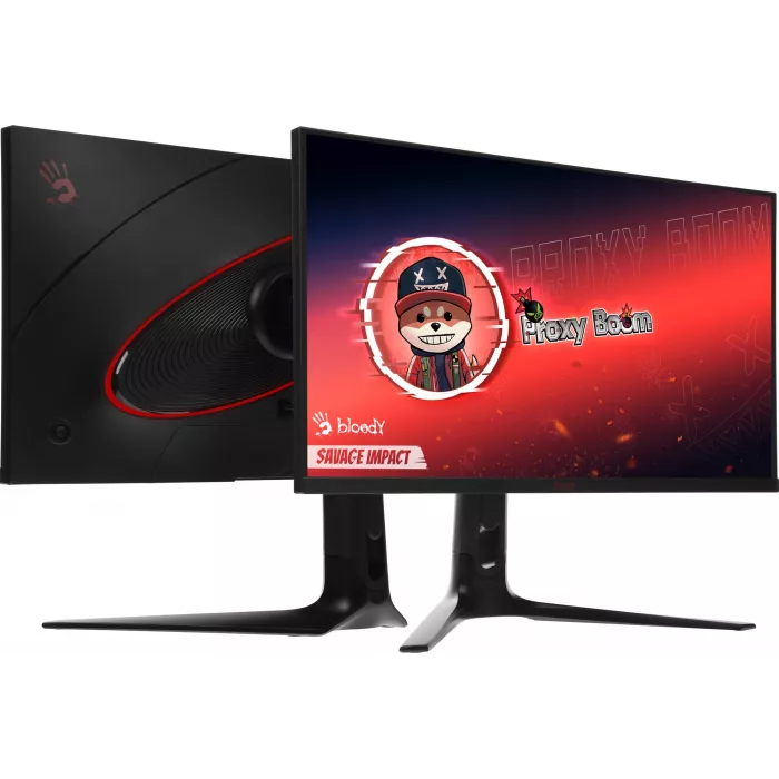 Монитор Bloody 27" MN272U черный IPS LED 1ms 16:9 HDMI M/M матовая HAS 400cd 178гр/178гр 3840x2160 160Hz G-Sync FreeSync DP 4K 6.5кг