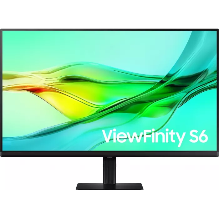 Монитор Samsung 32" ViewFinity S6 S32D604UAIXCI черный IPS LED 5ms 16:9 HDMI матовая HAS Piv 1000:1 350cd 178гр/178гр 2560x1440 100Hz DP 2K USB 7.2кг