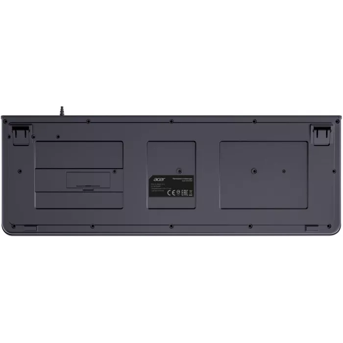 Клавиатура Acer OKW400 черный USB (ZL.KBDEE.01C) кабель 1.8м