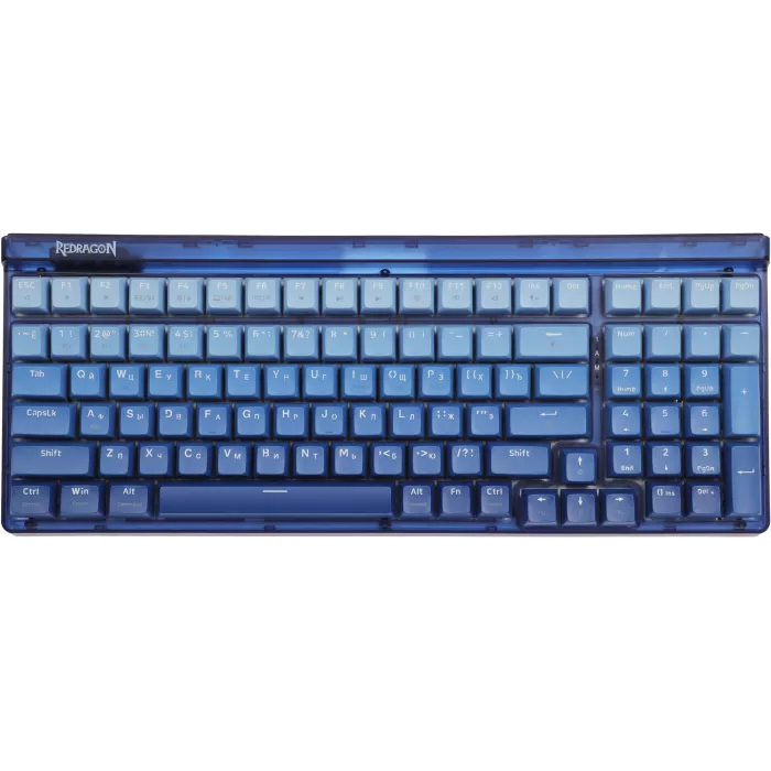 Клавиатура Redragon Garen Pro механическая синий USB беспроводная BT/Radio for gamer LED (71745) кабель 1.5м