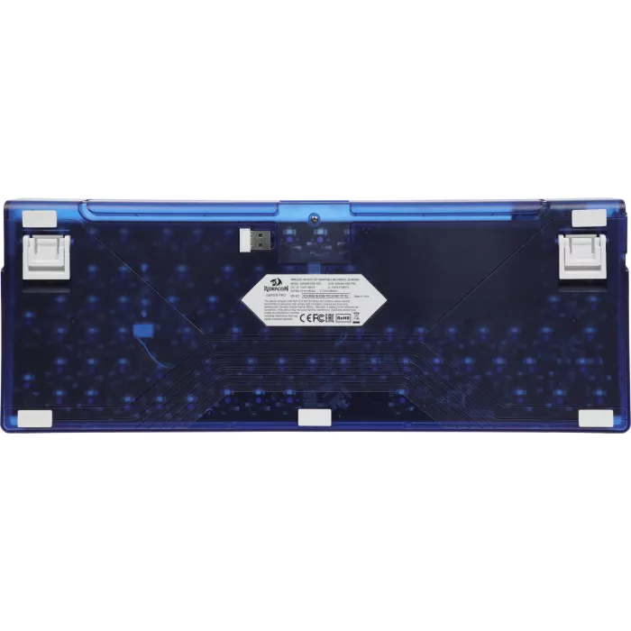 Клавиатура Redragon Garen Pro механическая синий USB беспроводная BT/Radio for gamer LED (71745) кабель 1.5м